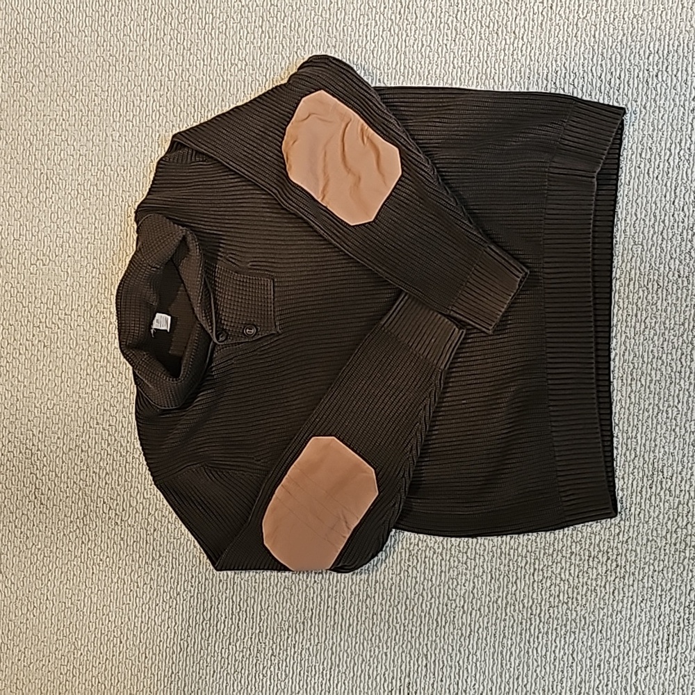 XXL Duluth Trading Co. Brigadier Collar sweater